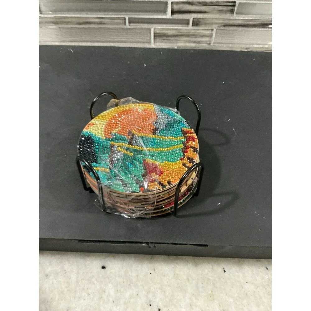 Handmade multicolor abstract